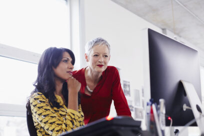 female older and mid-age workers