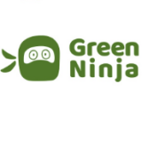 green ninja logo for sponsored post